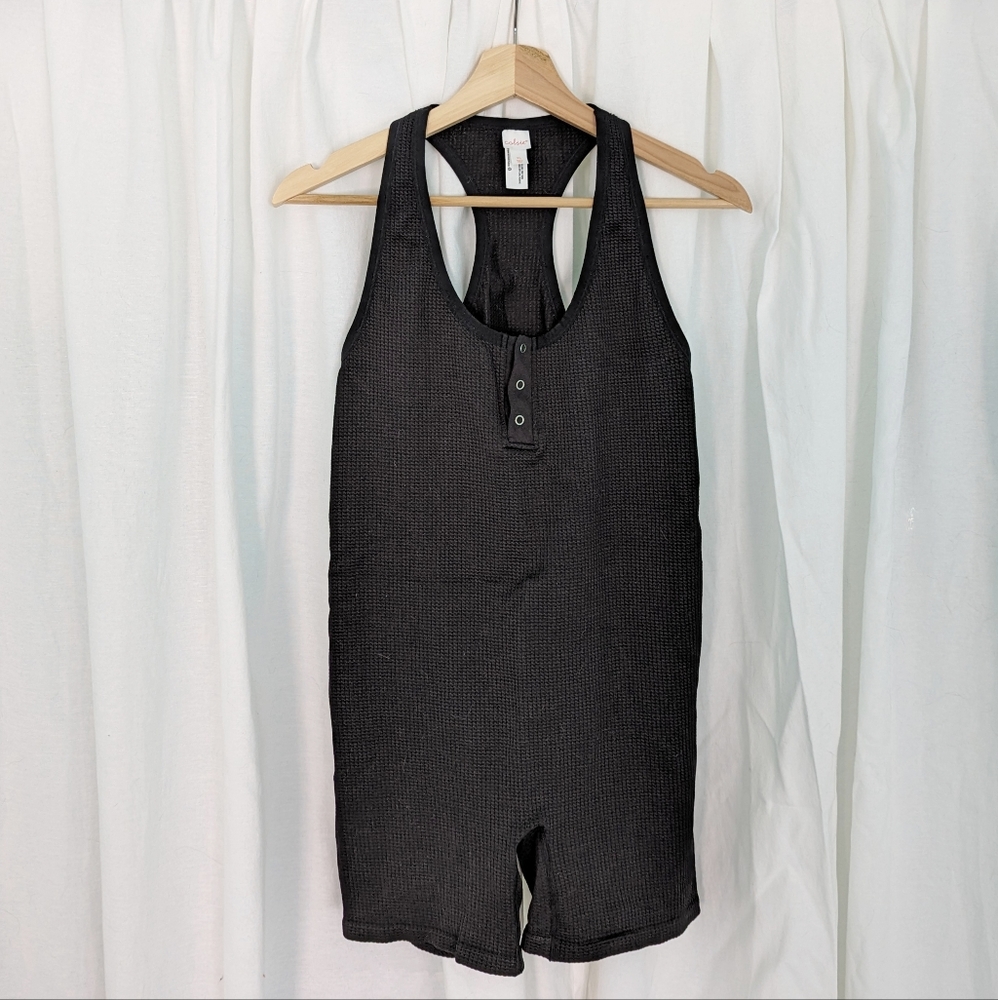 Colsie Seamless Waffle Knit Onesie Romper